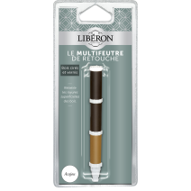 Multifeutre de retouche bois cirés ou vernis couleur acajou - LIBERON